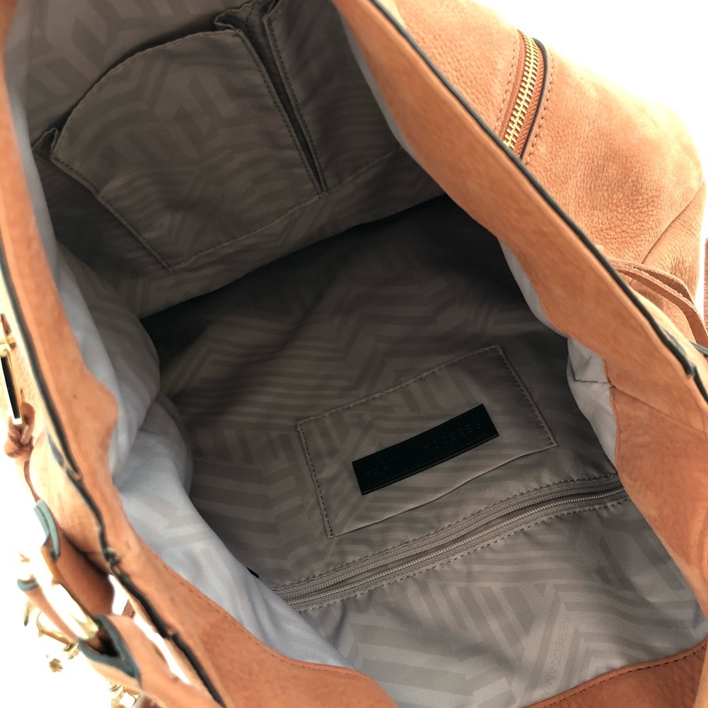 Rebecca Minkoff Moto Nubuck Leather Hobo - Picture 9 of 13